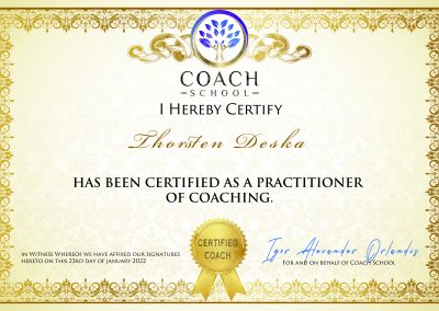 Practitioner Of Coaching | Coach School - Igor Alexander Ledochowski