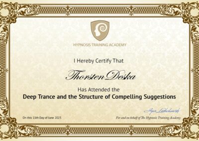 Deep Trance and the Structure of Compelling Suggestions | Hypnosis Training Academy - Igor Ledochowski